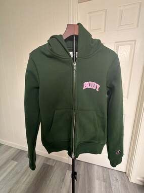 Body by B Green Zip-Up Hoodie Size 2XL kids